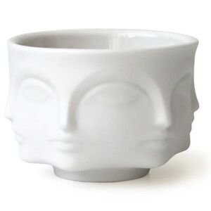 NWT Jonathan Adler White Muse Votive Holder Ceramic